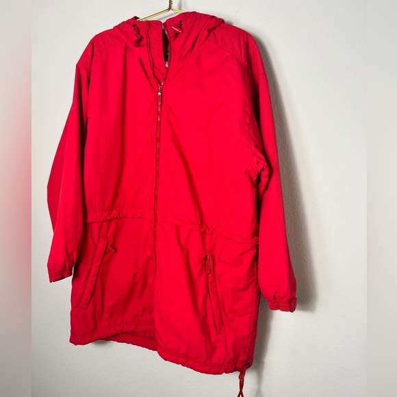 EUC Vintage Eddie Bauer 80’s/90’s Red Thinsulate 3M Coat Parka Jacket Size S - Picture 5 of 15